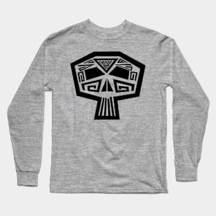 Angular Skull Long Sleeve T-Shirt